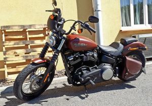 Sacoches Myleatherbikes Softail Streetbob Low rider (6)